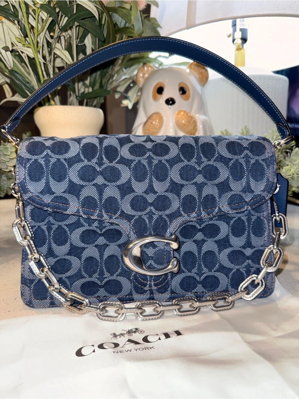Coach Tabby Shoulder Bag in Signature Denim
